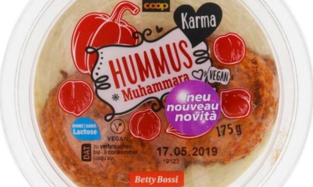 Coop richiama l’hummus Muhammara, contiene noci e glutine