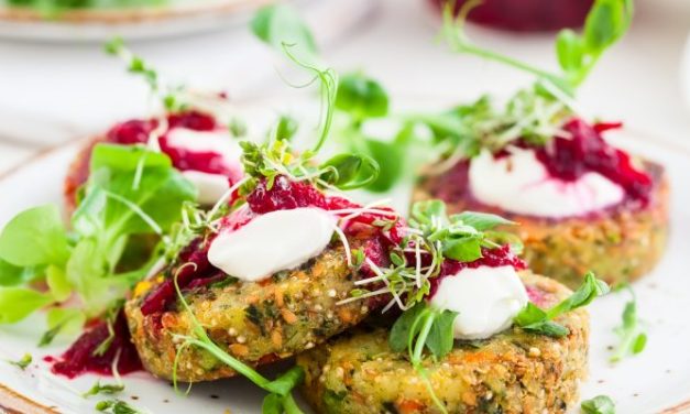 Hamburger di quinoa e verdure